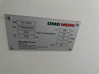 DMG Mori PH 150-8 Wyposażenie używane-8